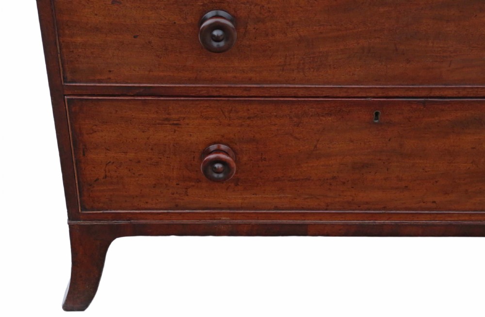 Regency mahogany chest of drawers View IV