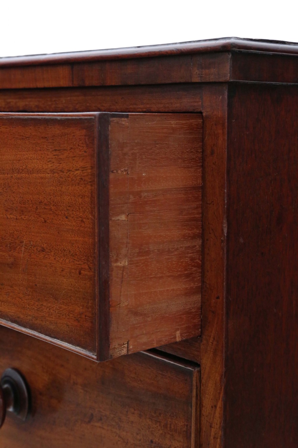 Regency mahogany chest of drawers View V