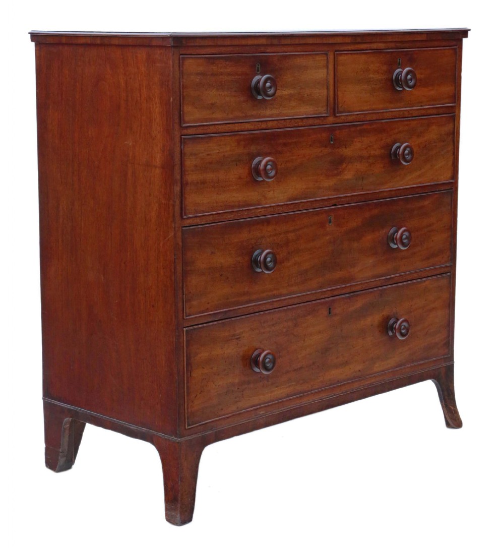 Regency mahogany chest of drawers View VII