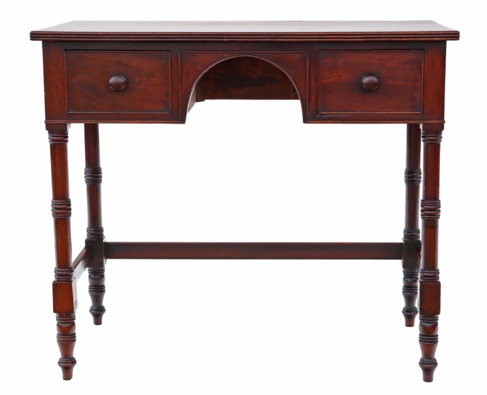 Regency mahogany desk  View II