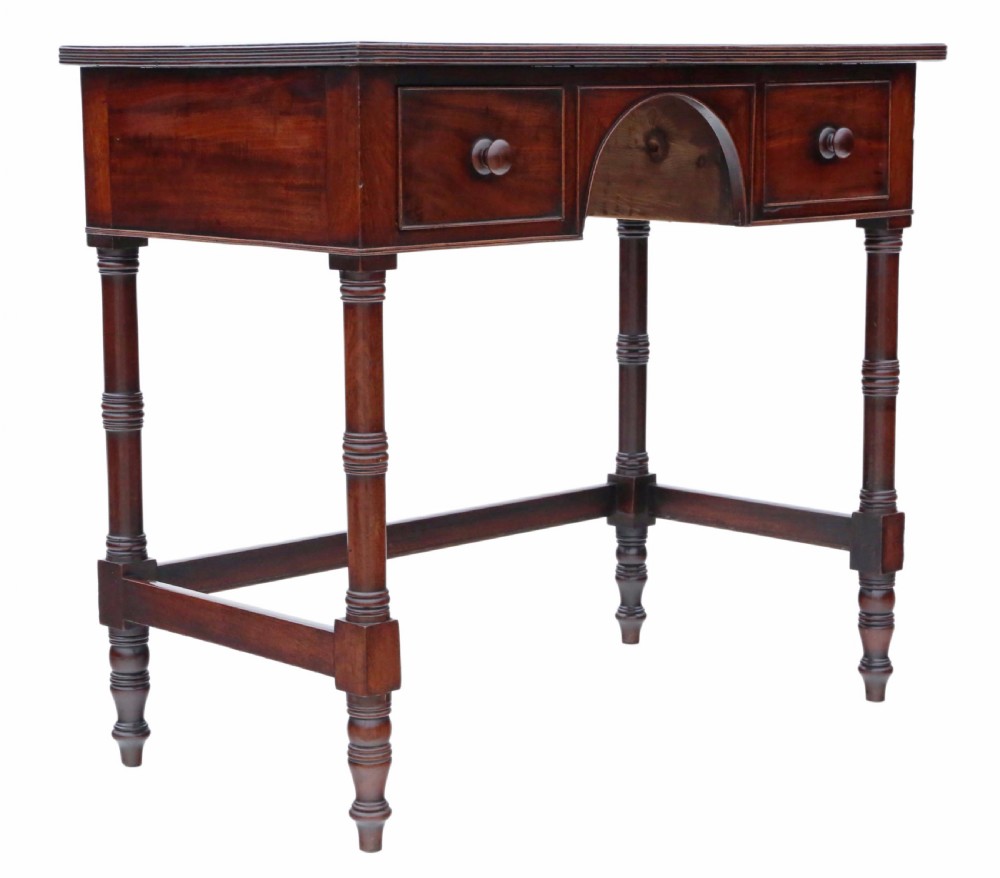 Regency mahogany desk  View VI