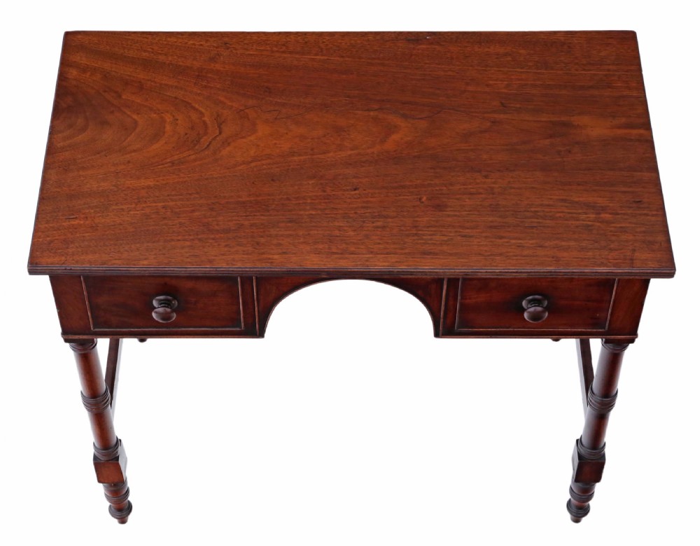 Regency mahogany desk  View IX