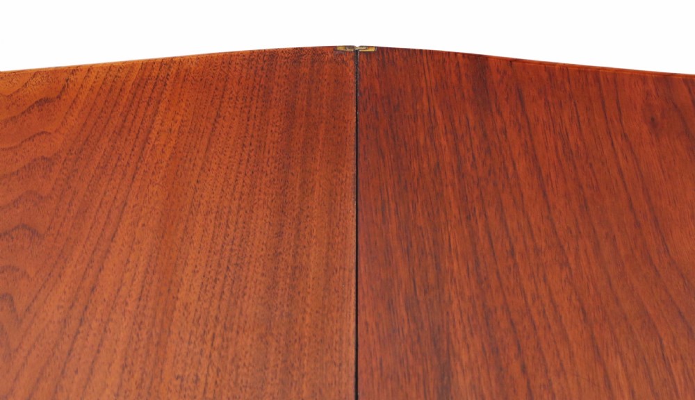 Victorian mahogany folding card table View VII
