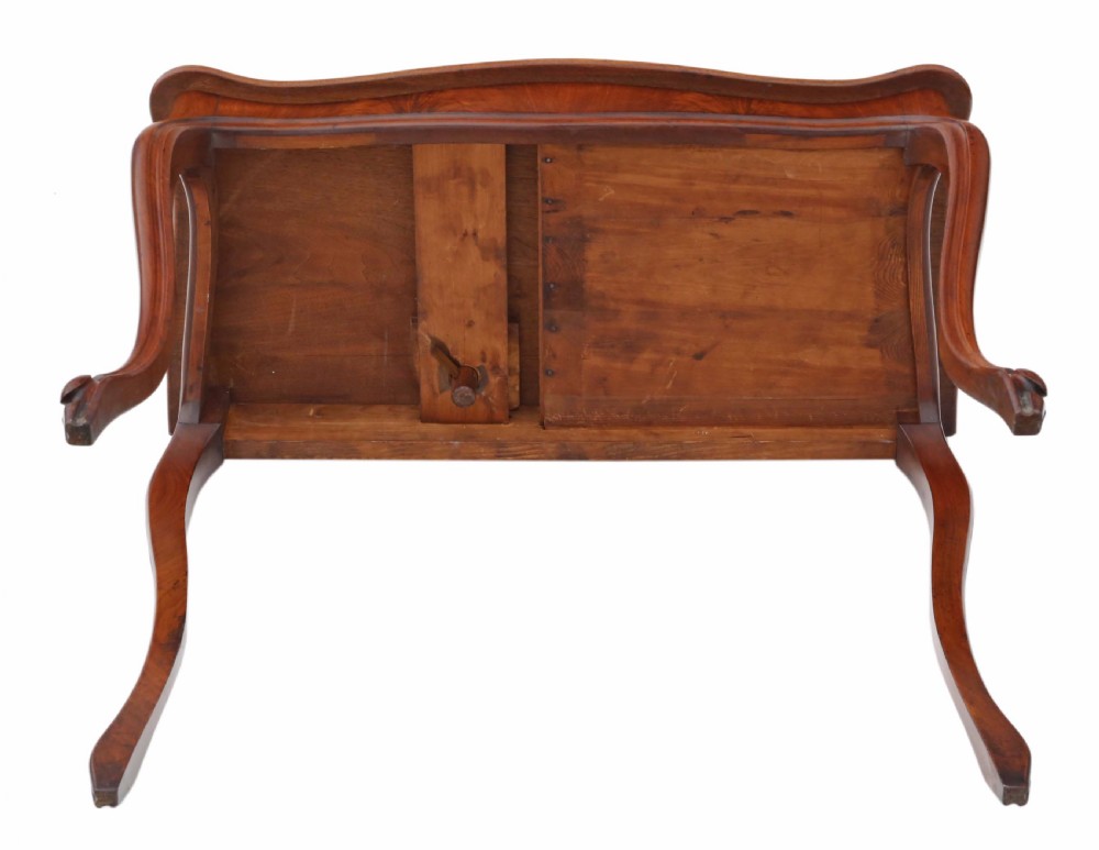 Victorian mahogany folding card table View X
