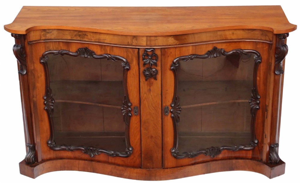 Victorian rosewood mahogany credenza sideboard