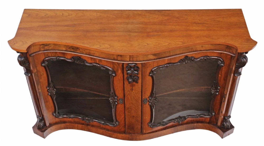 Victorian rosewood mahogany credenza sideboard View II