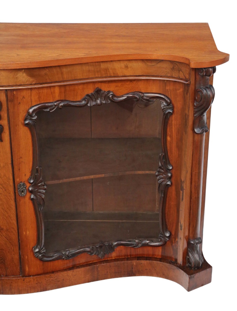 Victorian rosewood mahogany credenza sideboard View IV