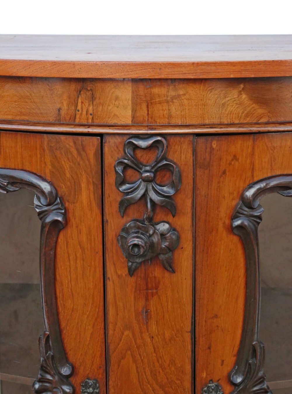 Victorian rosewood mahogany credenza sideboard View V