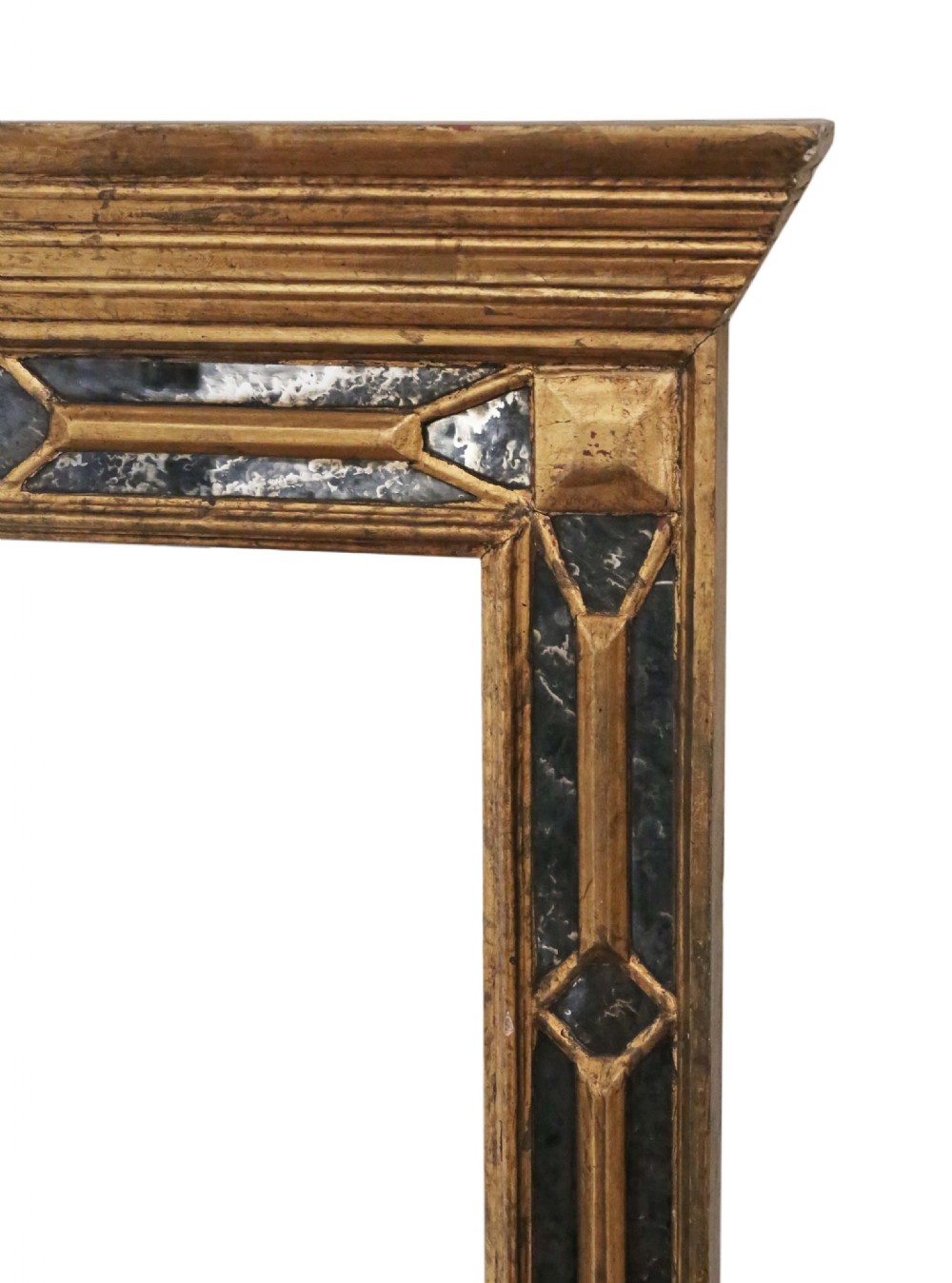 Victorian full length gilt hall wall mirror View III