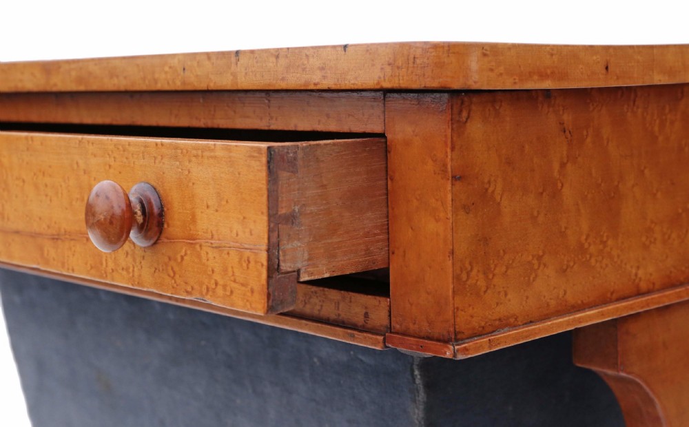 William IV C1835 birdseye maple work table View VII