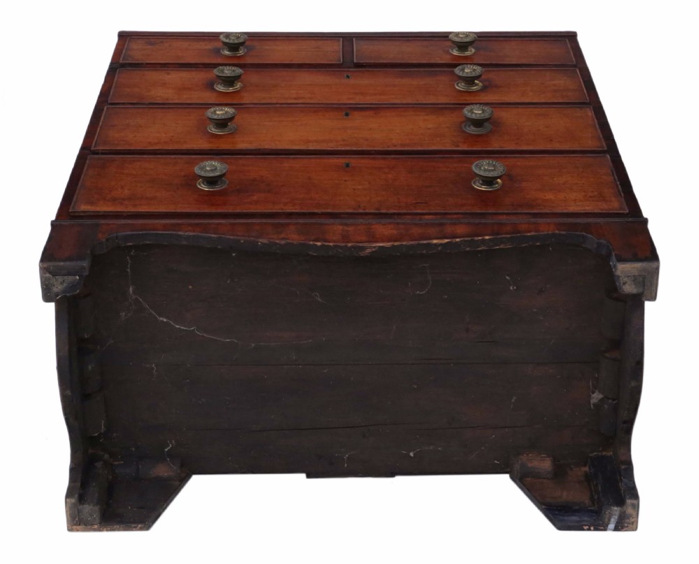 Georgian mahogany C1800 chest of drawers  View VIII