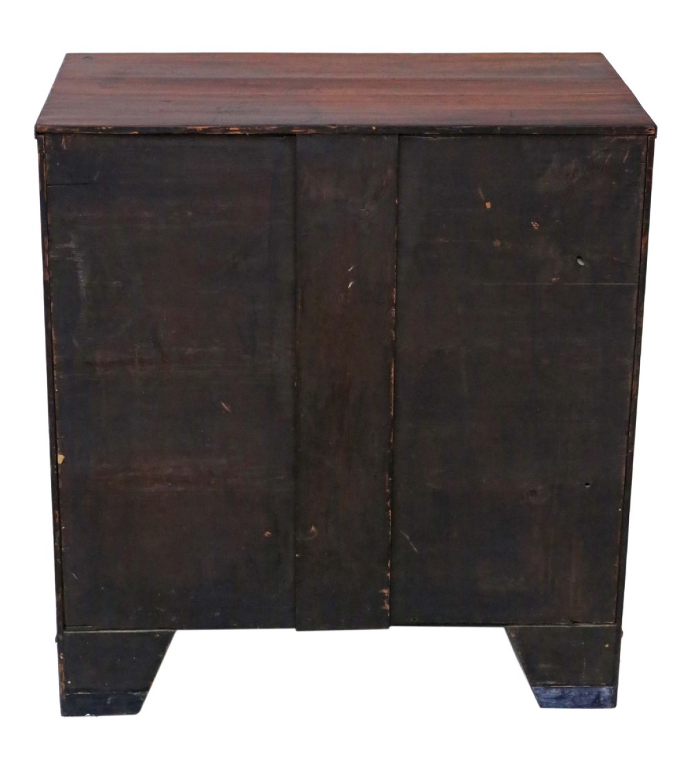 Georgian mahogany C1800 chest of drawers  View IX