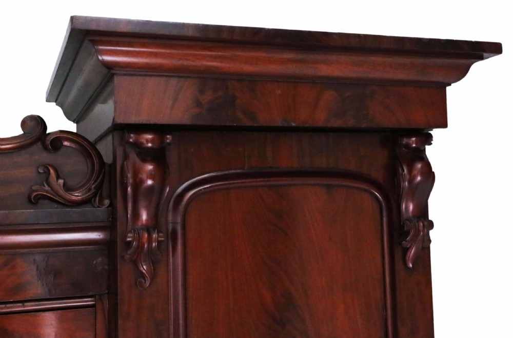 Victorian mahogany compactum wardrobe View IV