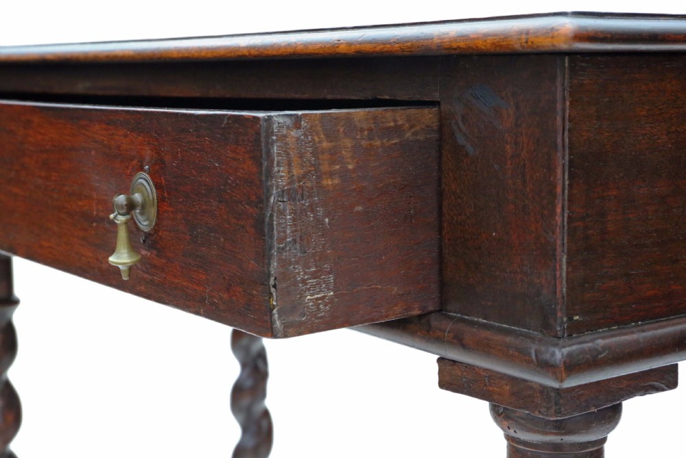 Georgian walnut and fruitwood desk View IV