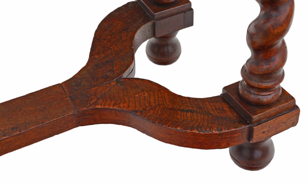 Georgian walnut and fruitwood desk View V