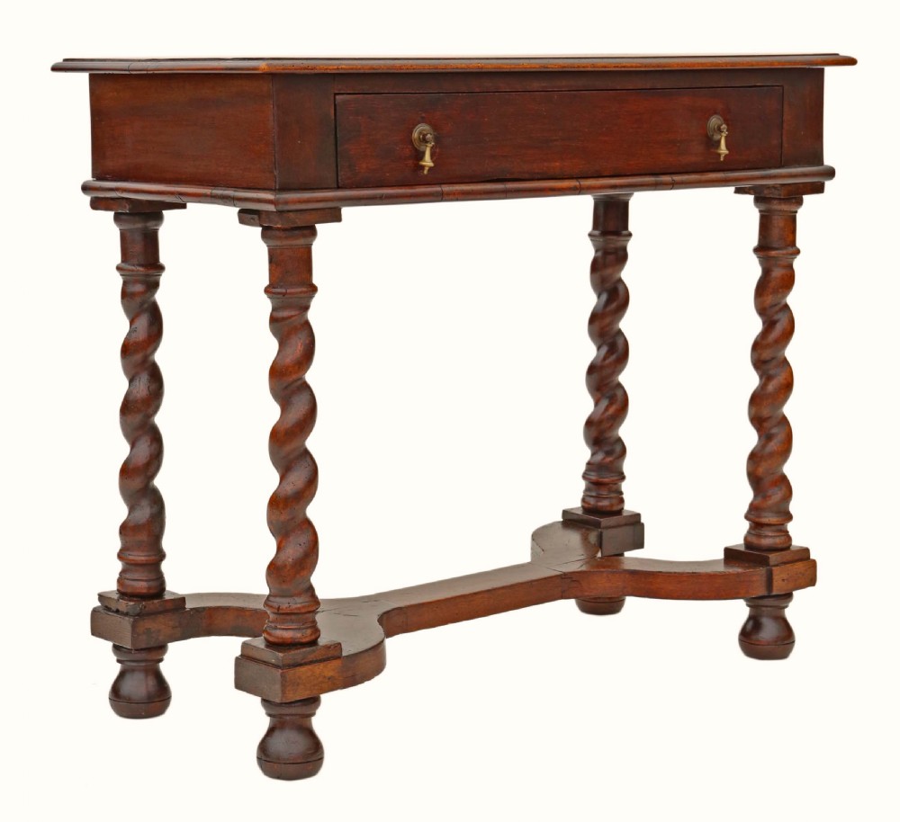 Georgian walnut and fruitwood desk View VIII