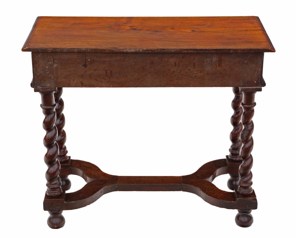 Georgian walnut and fruitwood desk View X