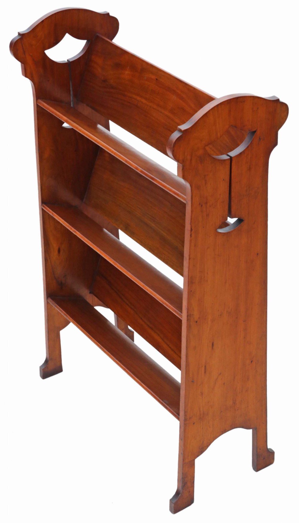 Art Nouveau walnut bookcase
