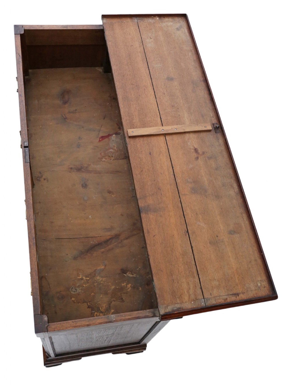 Georgian Lancashire oak coffer chest of drawers View VI
