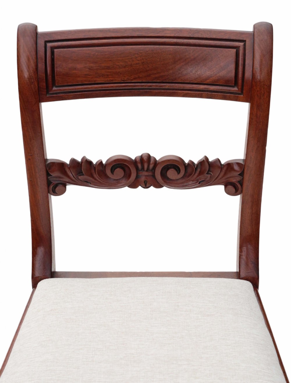Set of 6 Regency mahogany dining chairs View VI
