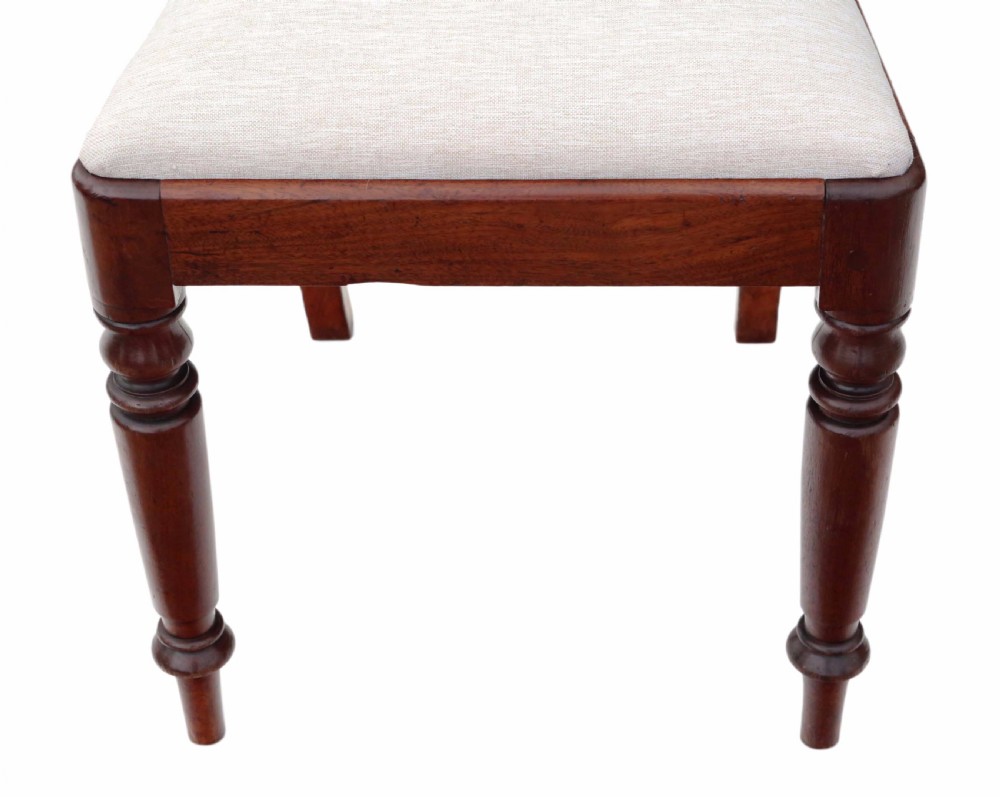 Set of 6 Regency mahogany dining chairs View VII