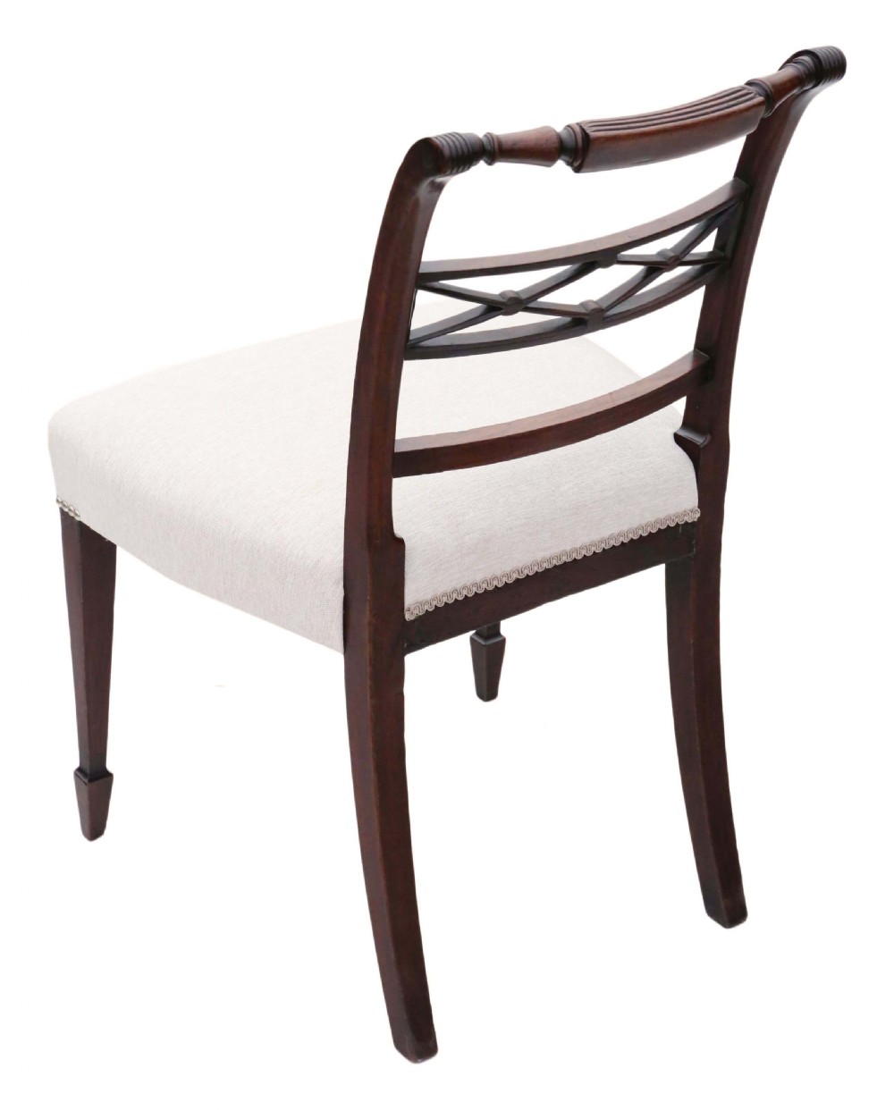 Set of 5 Regency mahogany dining chairs View VI