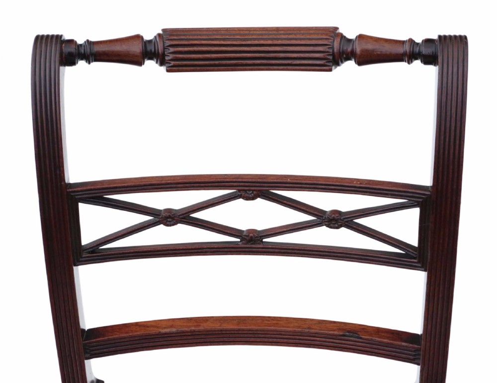 Set of 5 Regency mahogany dining chairs View VIII