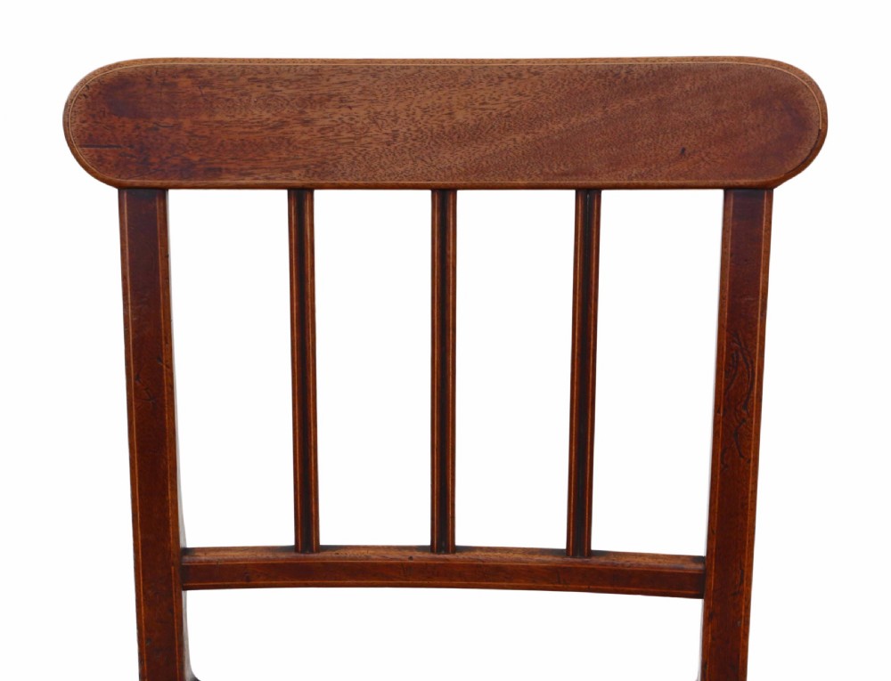 Set of 6 Victorian mahogany dining chairs View VII