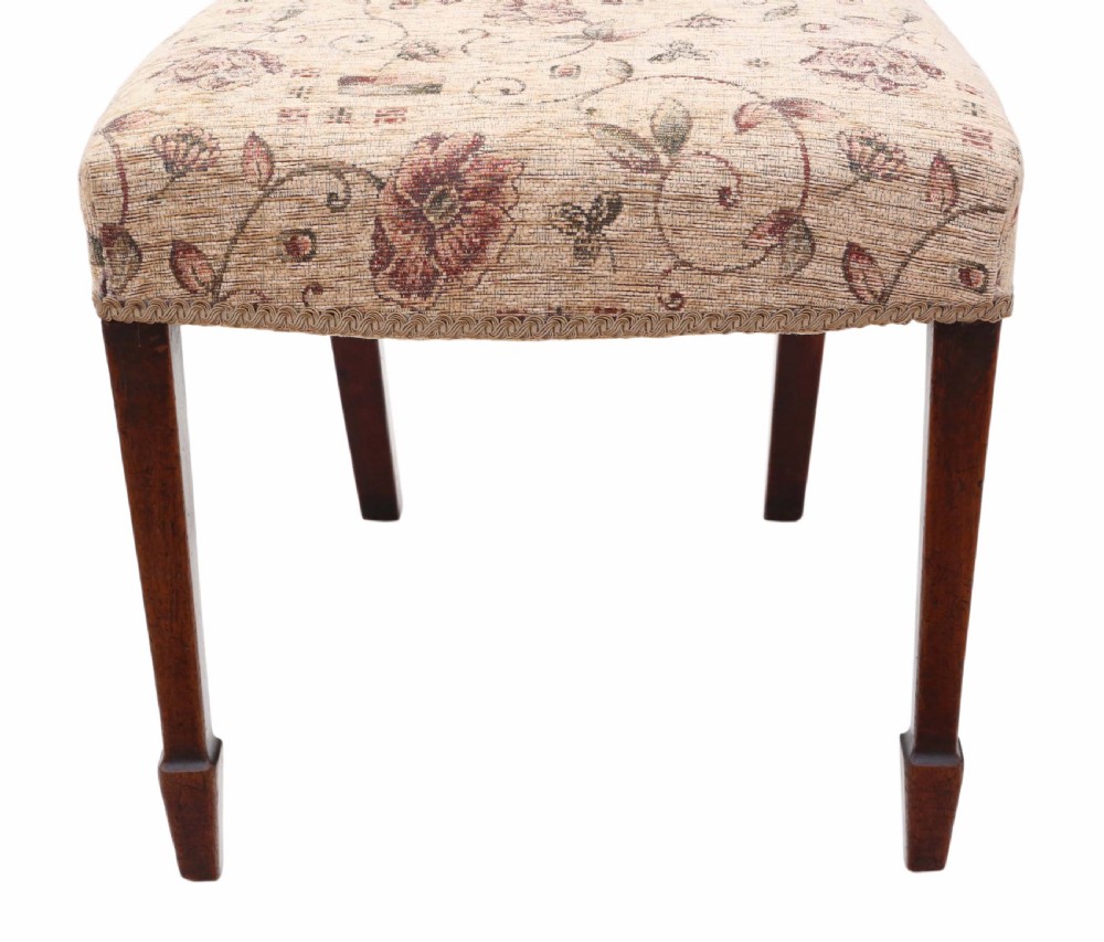 Set of 6 Victorian mahogany dining chairs View VIII