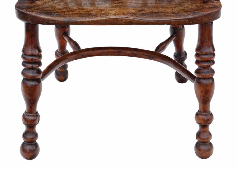 Victorian yew & elm Windsor armchair View VIII