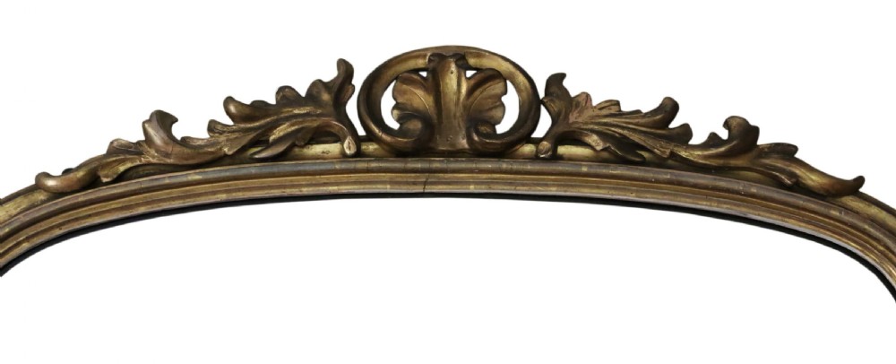Victorian gilt wall mirror View IV
