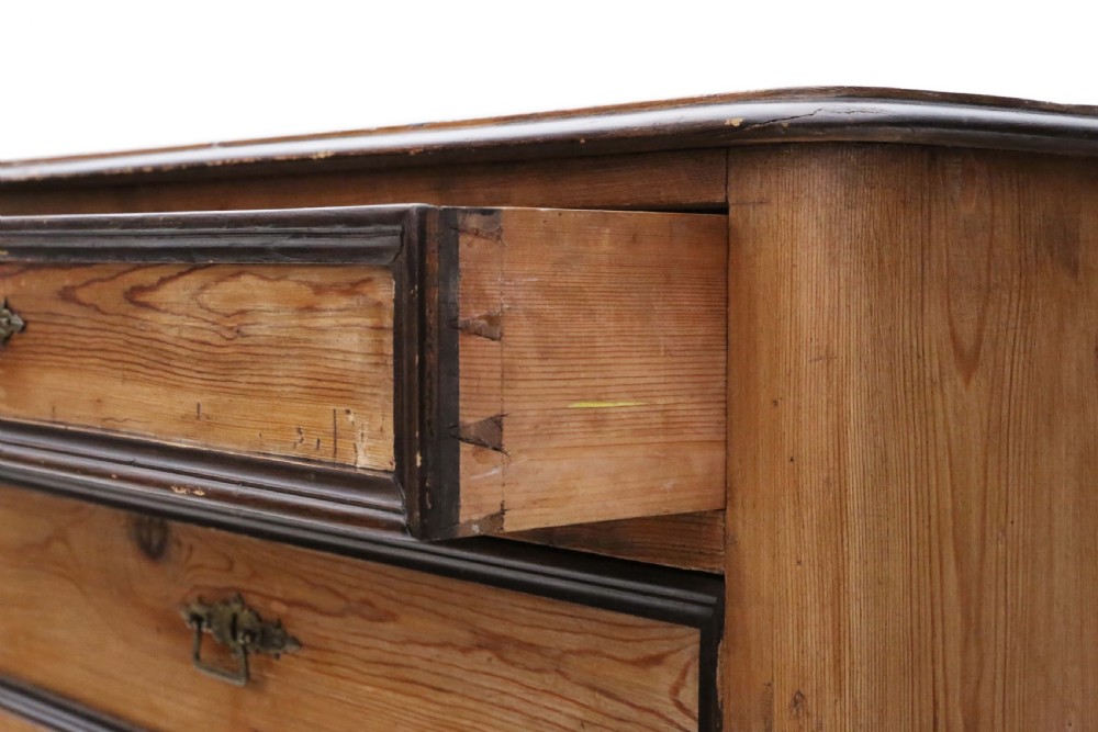 Victorian pine chest of drawers View VI