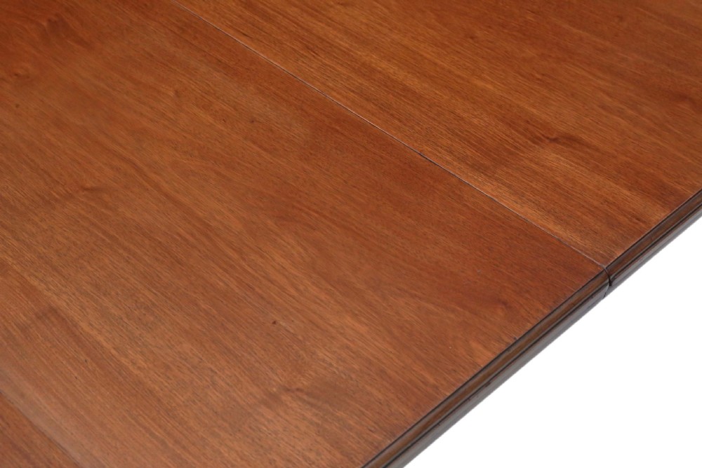 Victorian mahogany wind out extending D end dining table View V