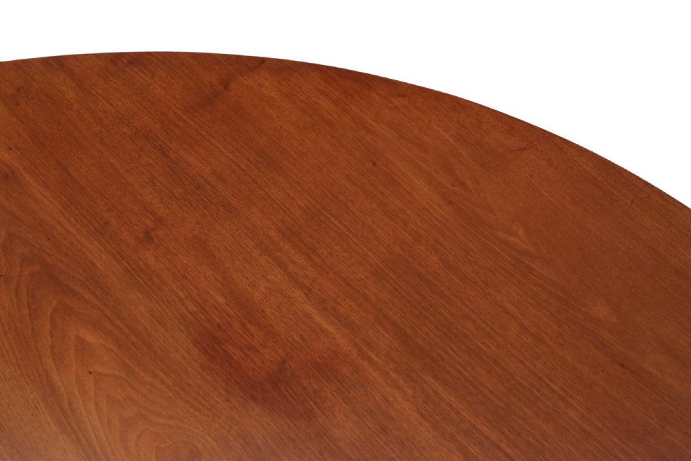 Victorian mahogany wind out extending D end dining table View VI