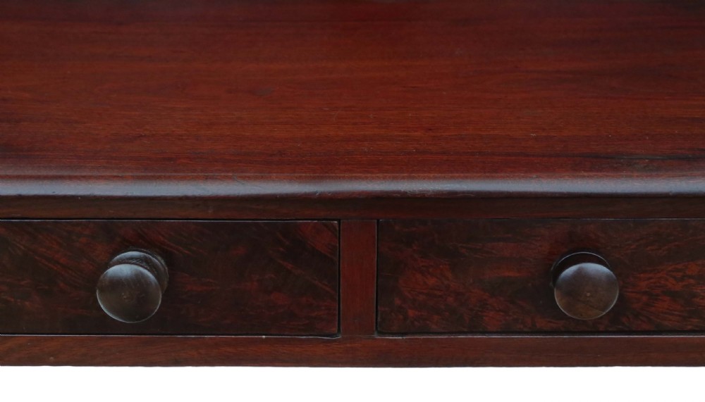 William IV mahogany desk View V