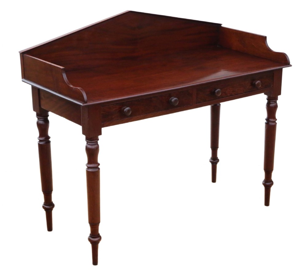 William IV mahogany desk View VIII