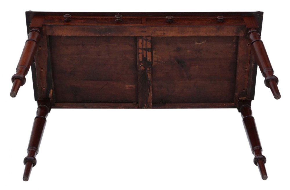William IV mahogany desk View X