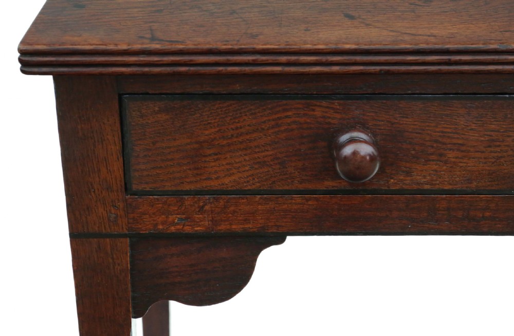 Georgian oak writing table View IV