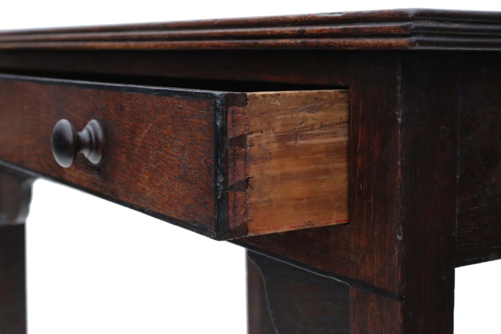 Georgian oak writing table View V