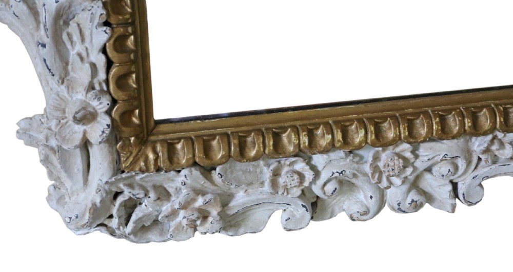Victorian gilt overmantle wall mirror View II