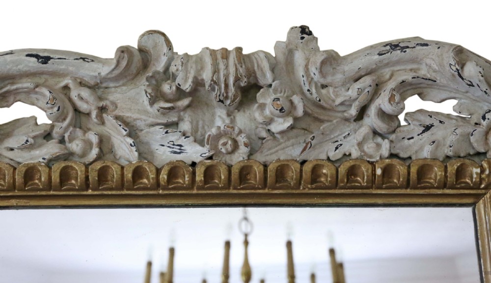 Victorian gilt overmantle wall mirror View IV