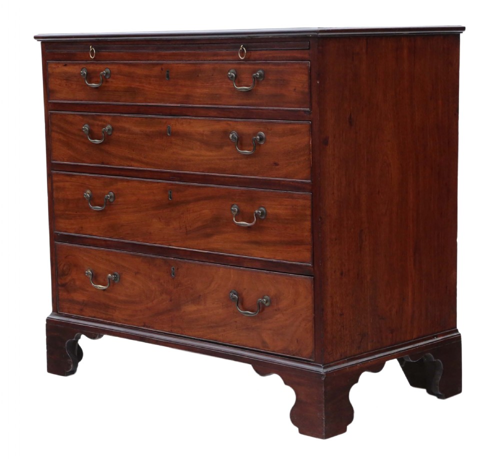 Georgian mahogany chest of drawers View X