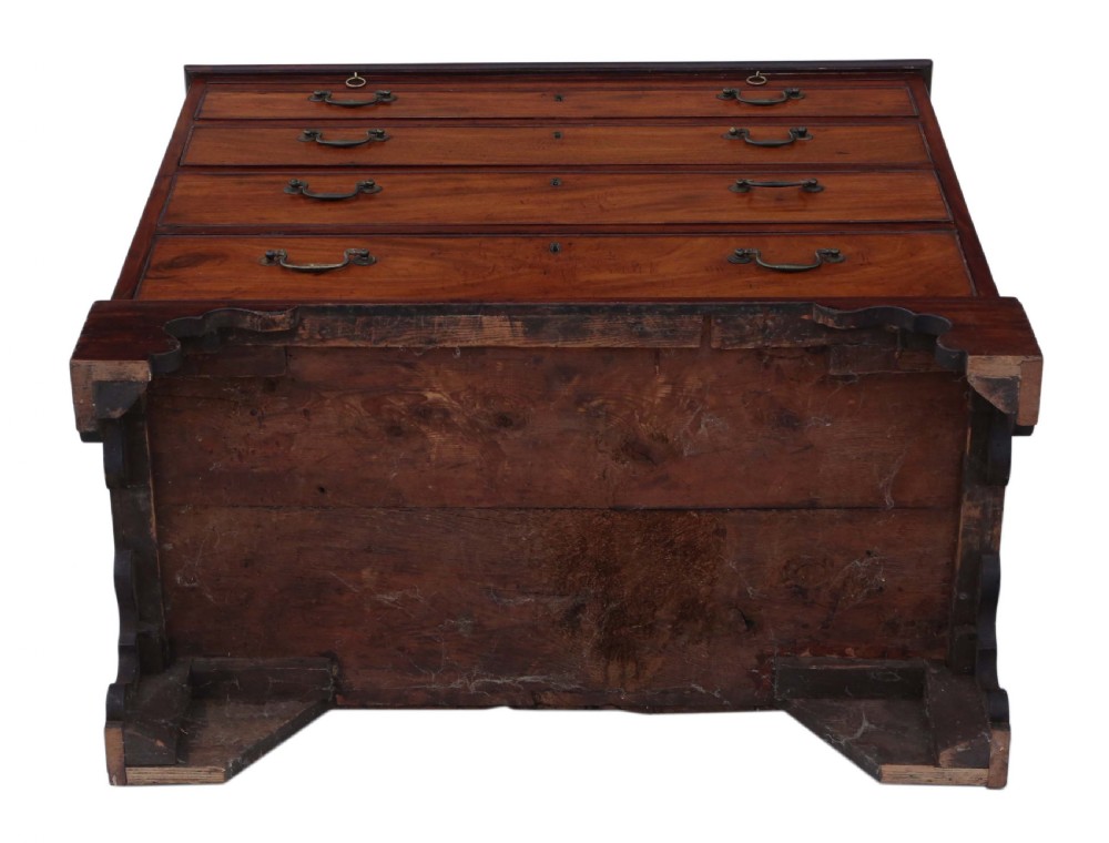 Georgian mahogany chest of drawers View XIII