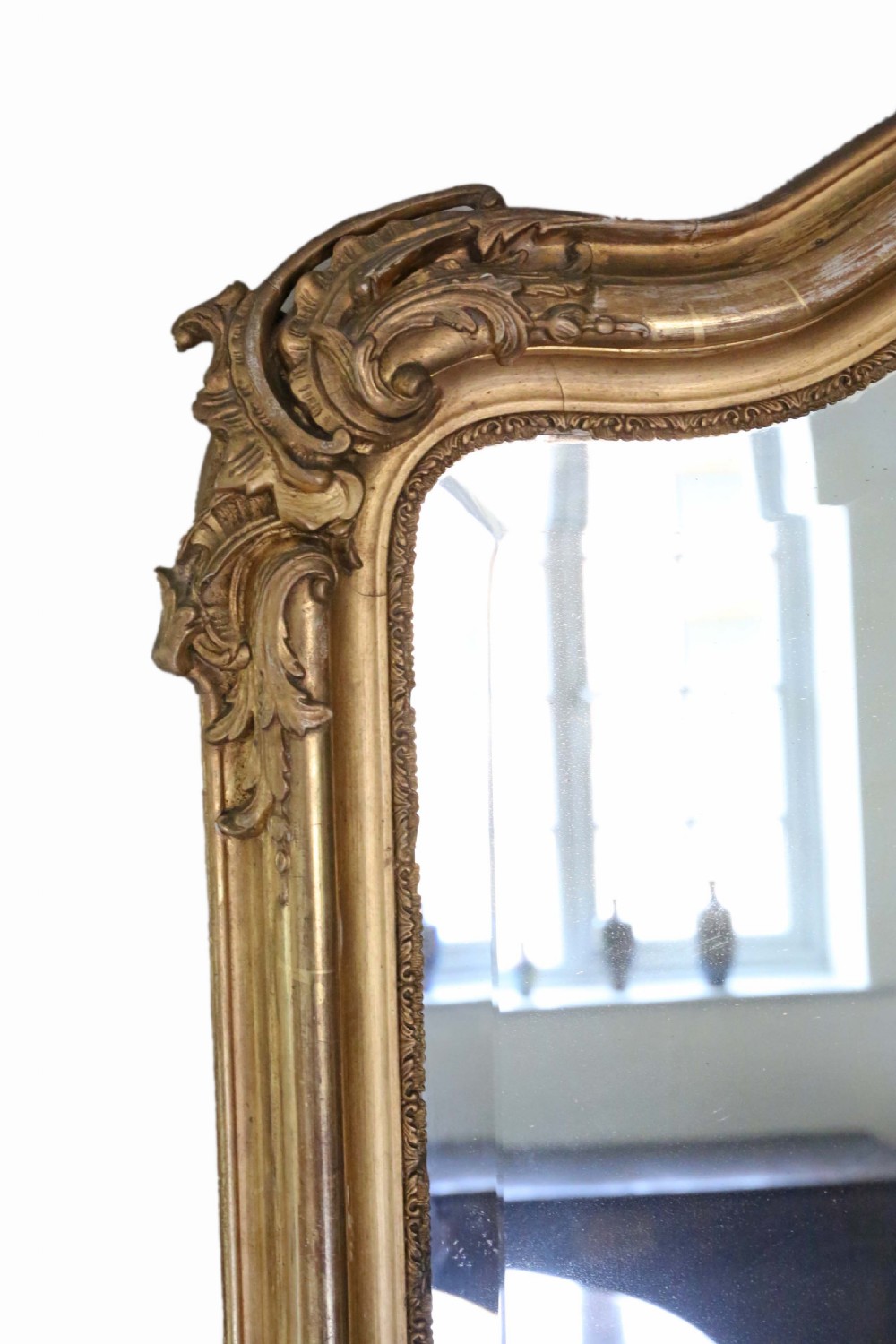French gilt wall mirror View II
