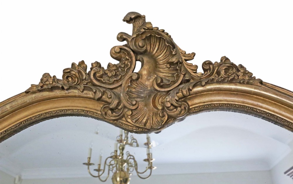 French gilt wall mirror View IV
