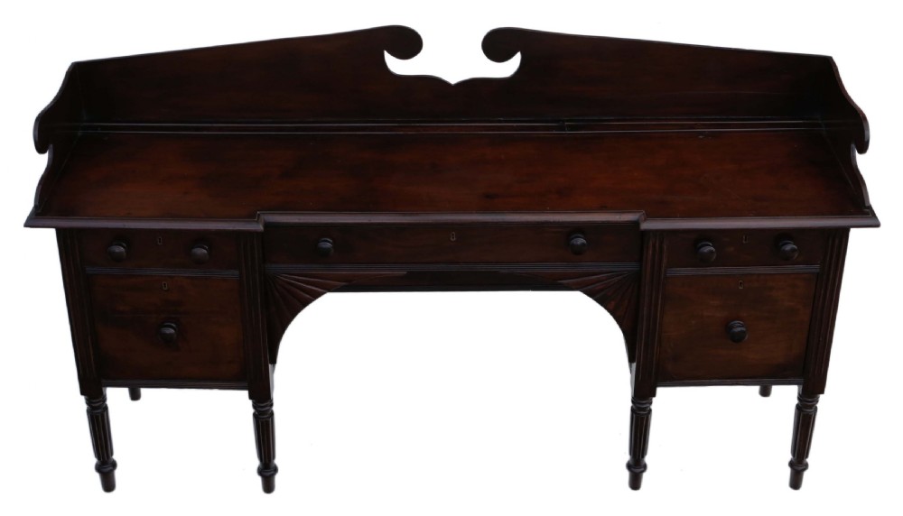 Regency flame mahogany chiffonier sideboard  View II