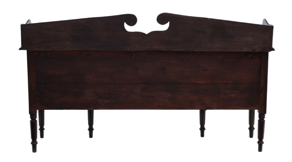 Regency flame mahogany chiffonier sideboard  View X