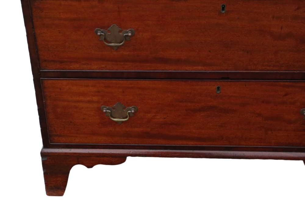 C1800 Georgian mahogany chest of drawers View VI