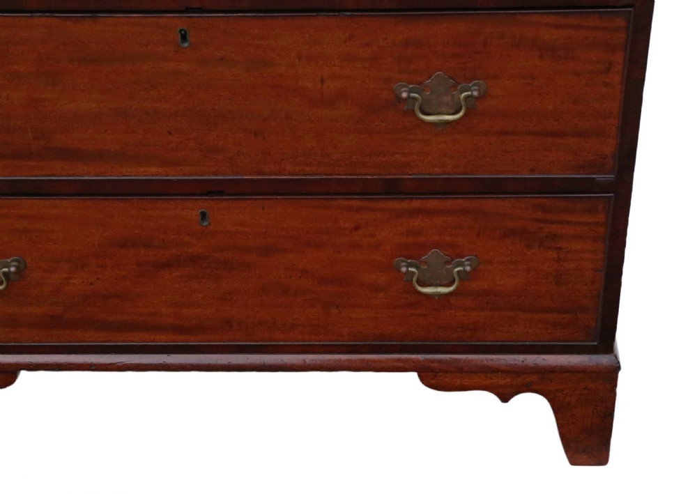 C1800 Georgian mahogany chest of drawers View VII