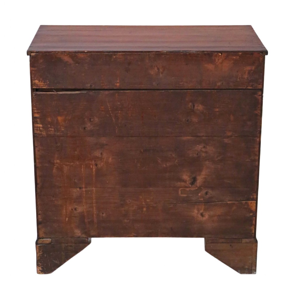C1800 Georgian mahogany chest of drawers View XII